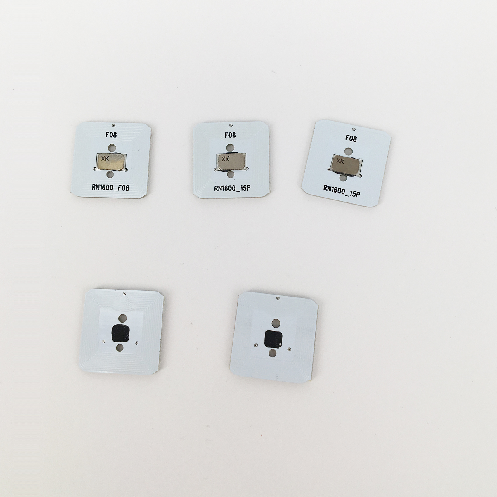 16*16MM Fudan F08 1K white  RF4 PCB  RFID Tag